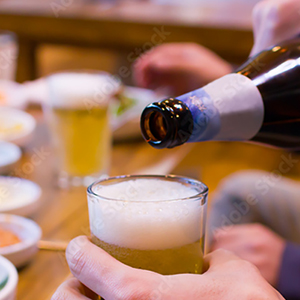 ビールの写真